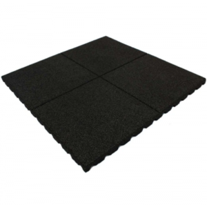  Piso Placa Drenante Permeável 1x1 50mm Preto 