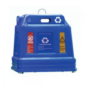 Ecoponto 2500L para Coleta Seletiva de Resíduos EC2500